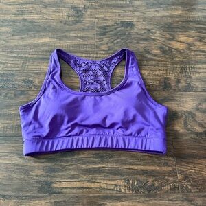 ZYIA Bomber Vibrant Purple Sports Bra for Women